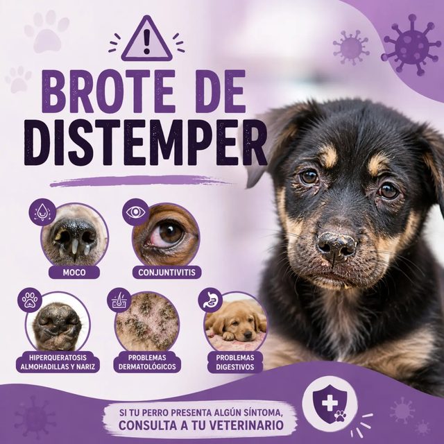 Pieza: Brote de distemper